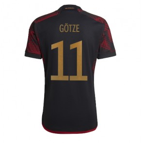 Njemačka Mario Gotze #11 Gostujuci Dres SP 2022 Kratak Rukavima